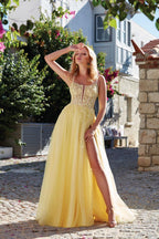 Alyce Prom Dress 61513 - LIGHT YELLOW