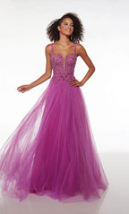 Alyce Prom Dress 61513 - NEON MAGENTA