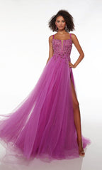 Alyce Prom Dress 61513 - NEON MAGENTA