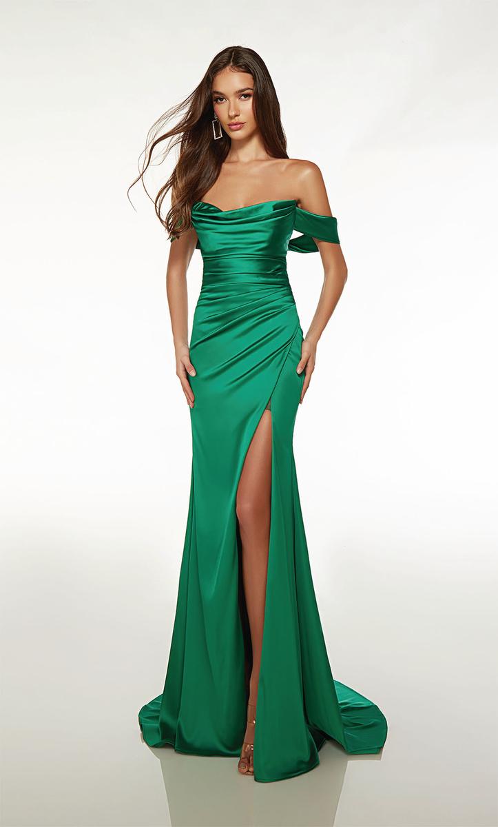 Alyce Prom Dress 61571 - EMERALD