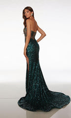 Alyce Prom Dress 61573 - EVERGLADE
