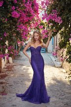 Alyce Prom Dress 61579 - PURPLE