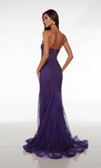 Alyce Prom Dress 61579 - PURPLE
