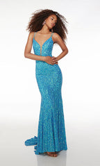 Alyce Prom Dress 61618 - OCEAN