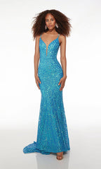 Alyce Prom Dress 61618 - OCEAN