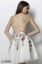 Jovani Short & Cocktail 61649 - Off White/Multi