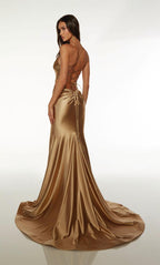 Alyce Prom Dress 61674 - GOLD