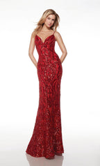Alyce Prom Dress 61677 - RED