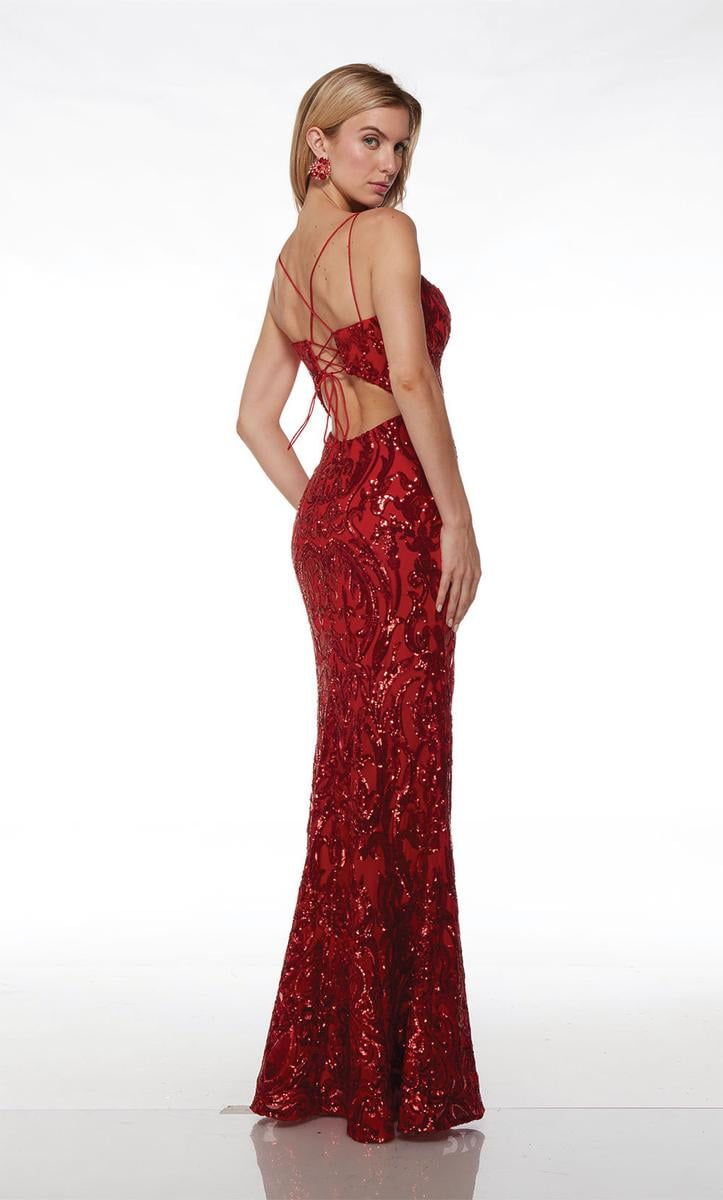 Alyce Prom Dress 61677 - RED