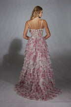 Alyce Prom Dress 61732 - Pink/White