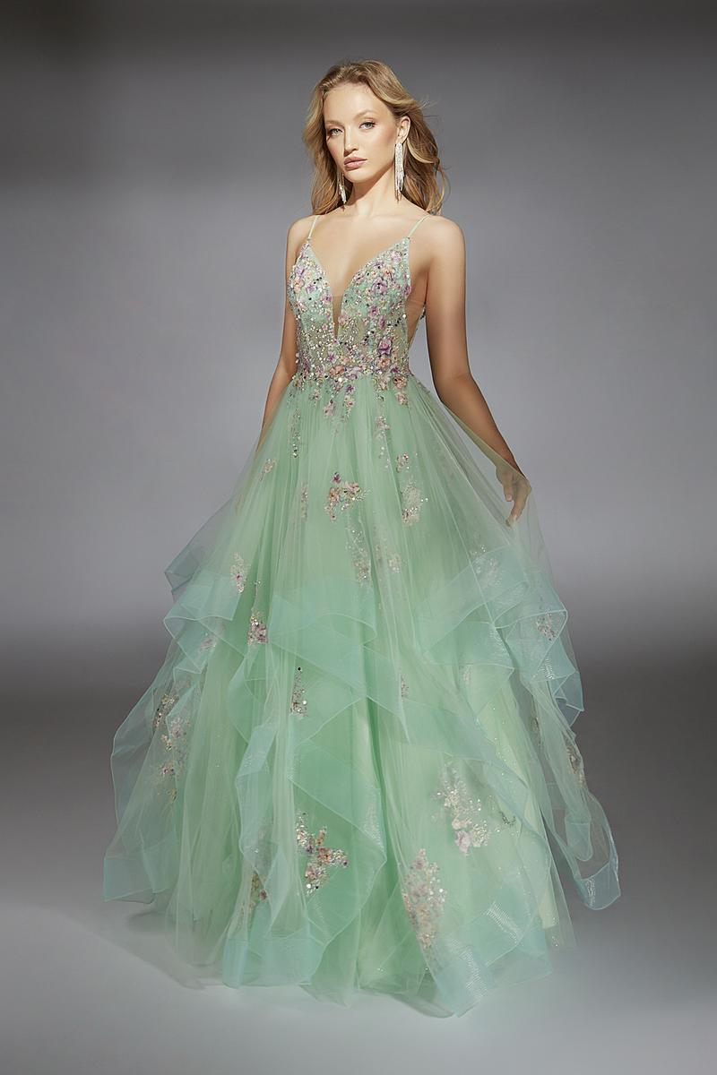 Alyce Prom Dress 61735 - Light Mint