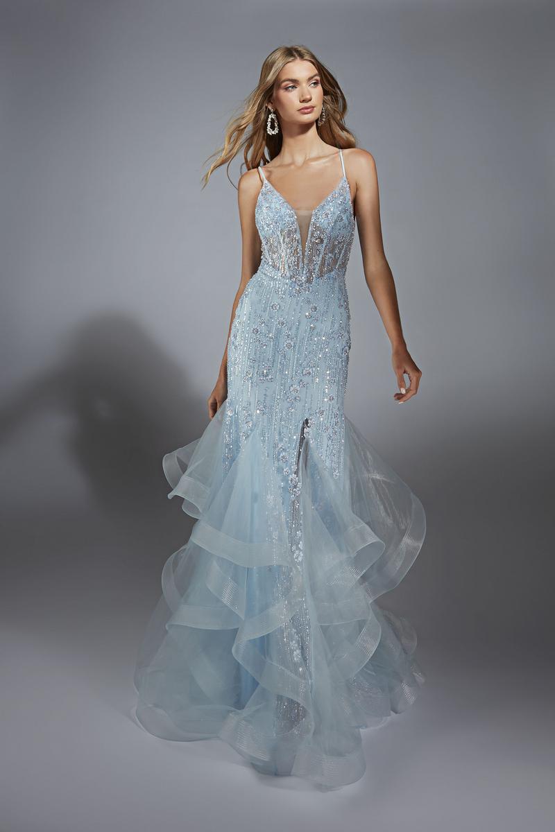 Alyce Prom Dress 61749 - Light Blue