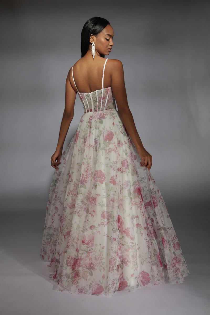 Alyce Prom Dress 61752 - Pink/White