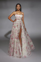 Alyce Prom Dress 61752 - Pink/White