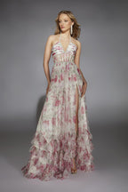 Alyce Prom Dress 61757 - Pink/White