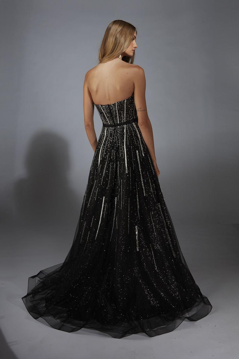 Alyce Prom Dress 61770 - Black/Silver
