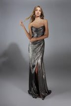 Alyce Prom Dress 61778 - Gunmetal