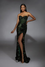 Alyce Prom Dress 61796 - Forest Green