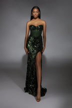 Alyce Prom Dress 61796 - Forest Green