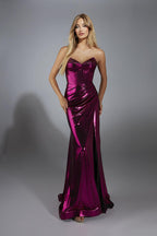 Alyce Prom Dress 61798 - Fuchsia/Black