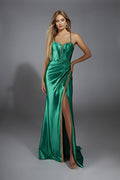 Alyce Prom Dress 61849 - Emerald/Gold