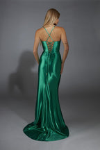 Alyce Prom Dress 61849 - Emerald/Gold
