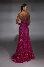 Alyce Prom Dress 61854 - Neon Purple/Pink