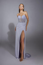 Alyce Prom Dress 61856 - Ice Lilac