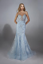 Alyce Prom Dress 61867 - Glacier Blue
