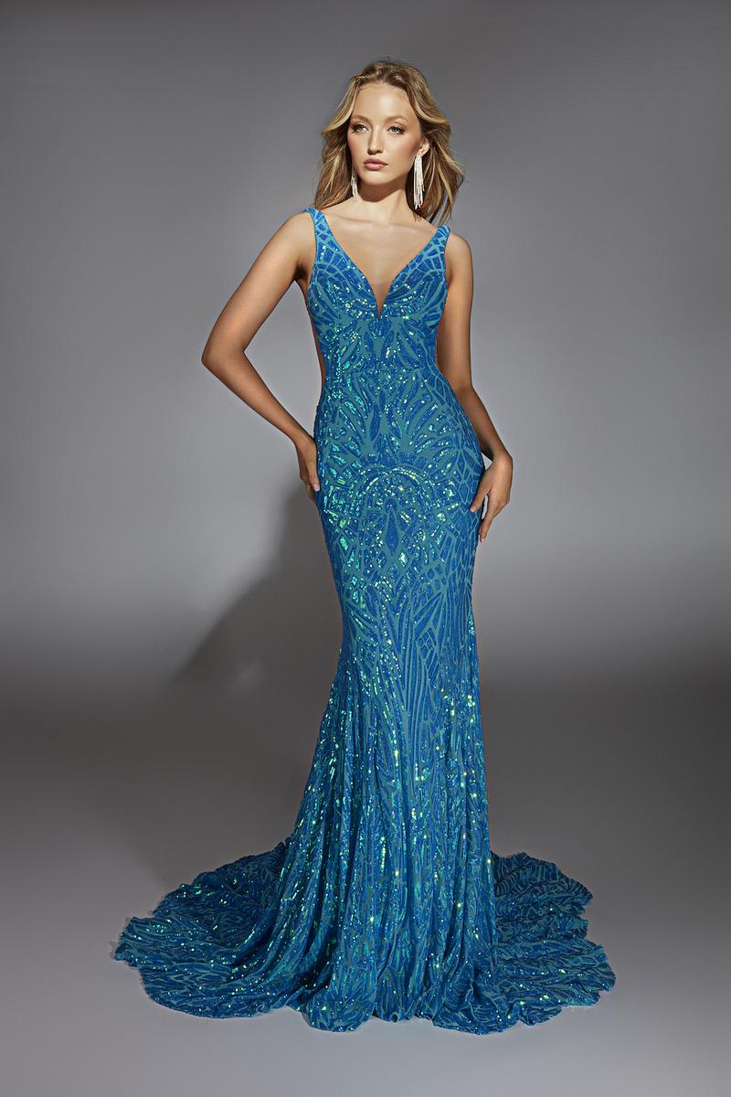 Alyce Prom Dress 61876 - Ocean