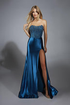Alyce Prom Dress 61879 - Mediterranean Blue