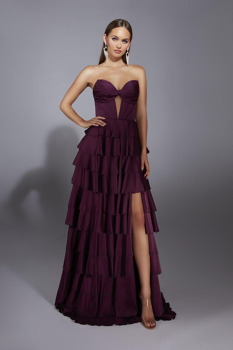 Alyce Prom Dress 61889 - Aubergine