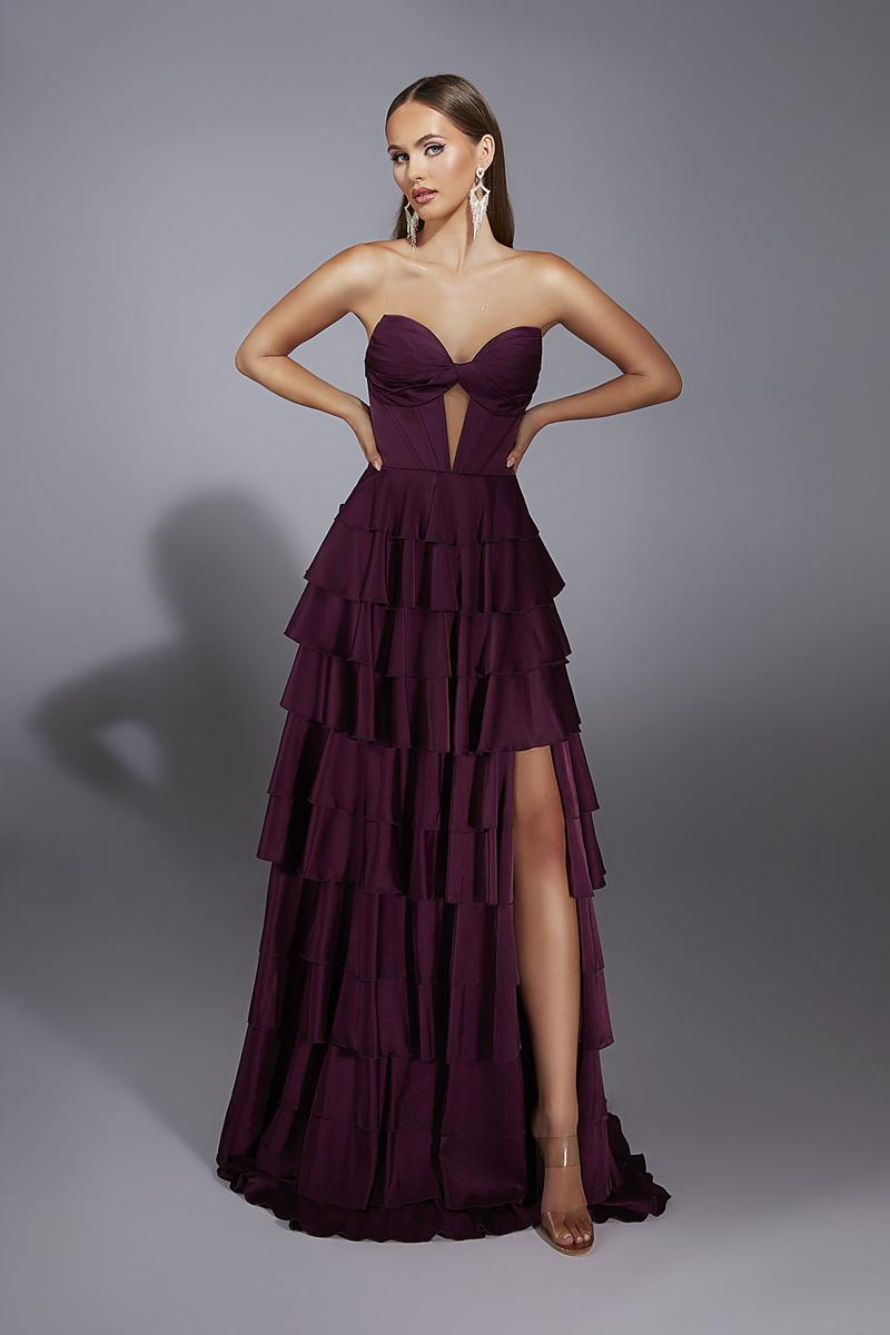 Alyce Prom Dress 61889 - Aubergine