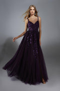 Alyce Prom Dress 61891 - Black Plum