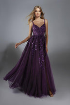 Alyce Prom Dress 61891 - Black Plum