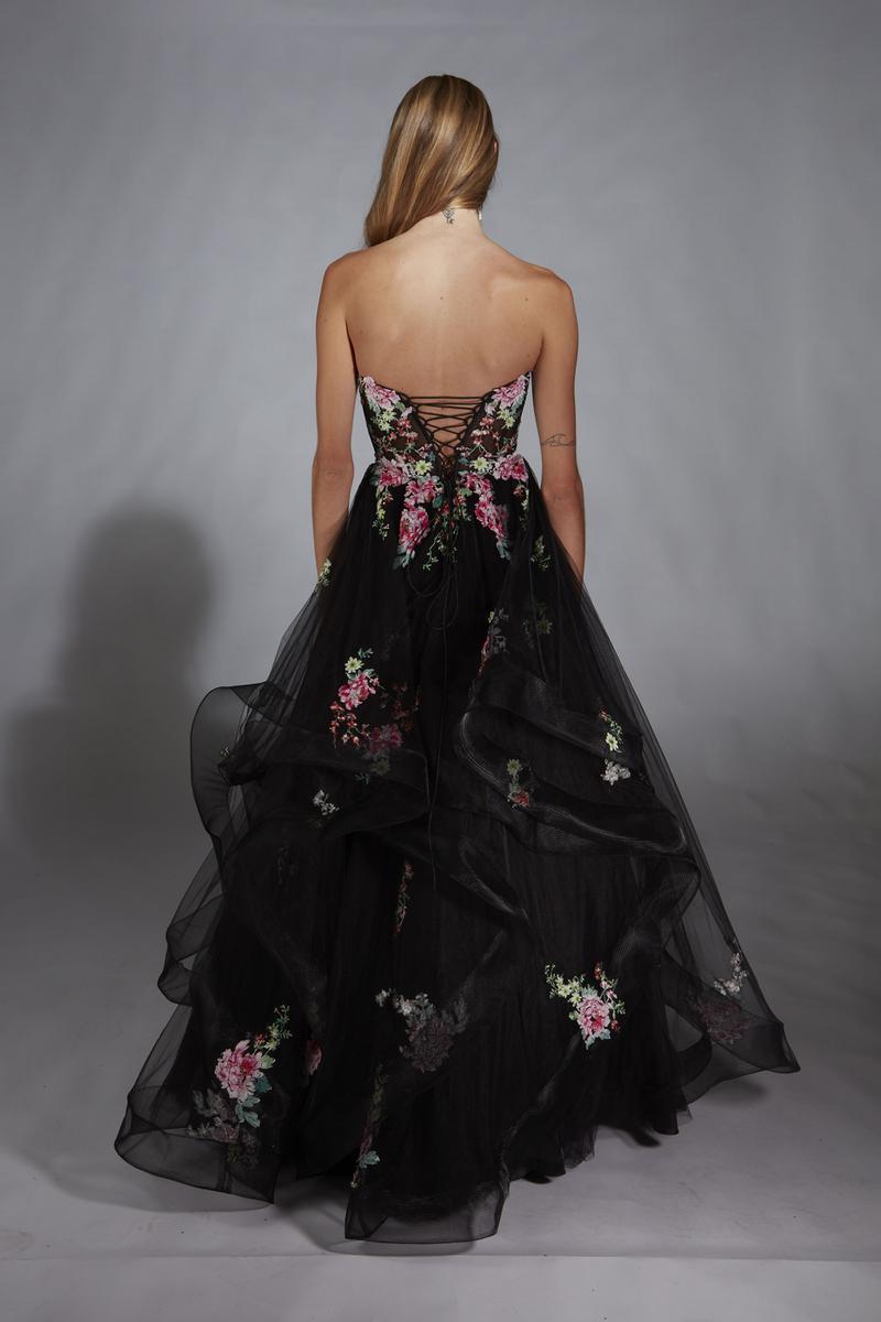 Alyce Prom Dress 61914 - Black/Multi