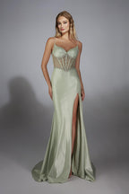 Alyce Prom Dress 61916 - Celadon