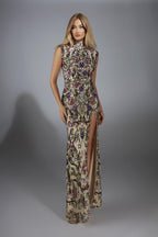 Alyce Prom Dress 61918 - Champagne/Multi