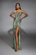 Alyce Prom Dress 61919 - Pistachio