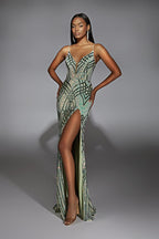 Alyce Prom Dress 61919 - Pistachio