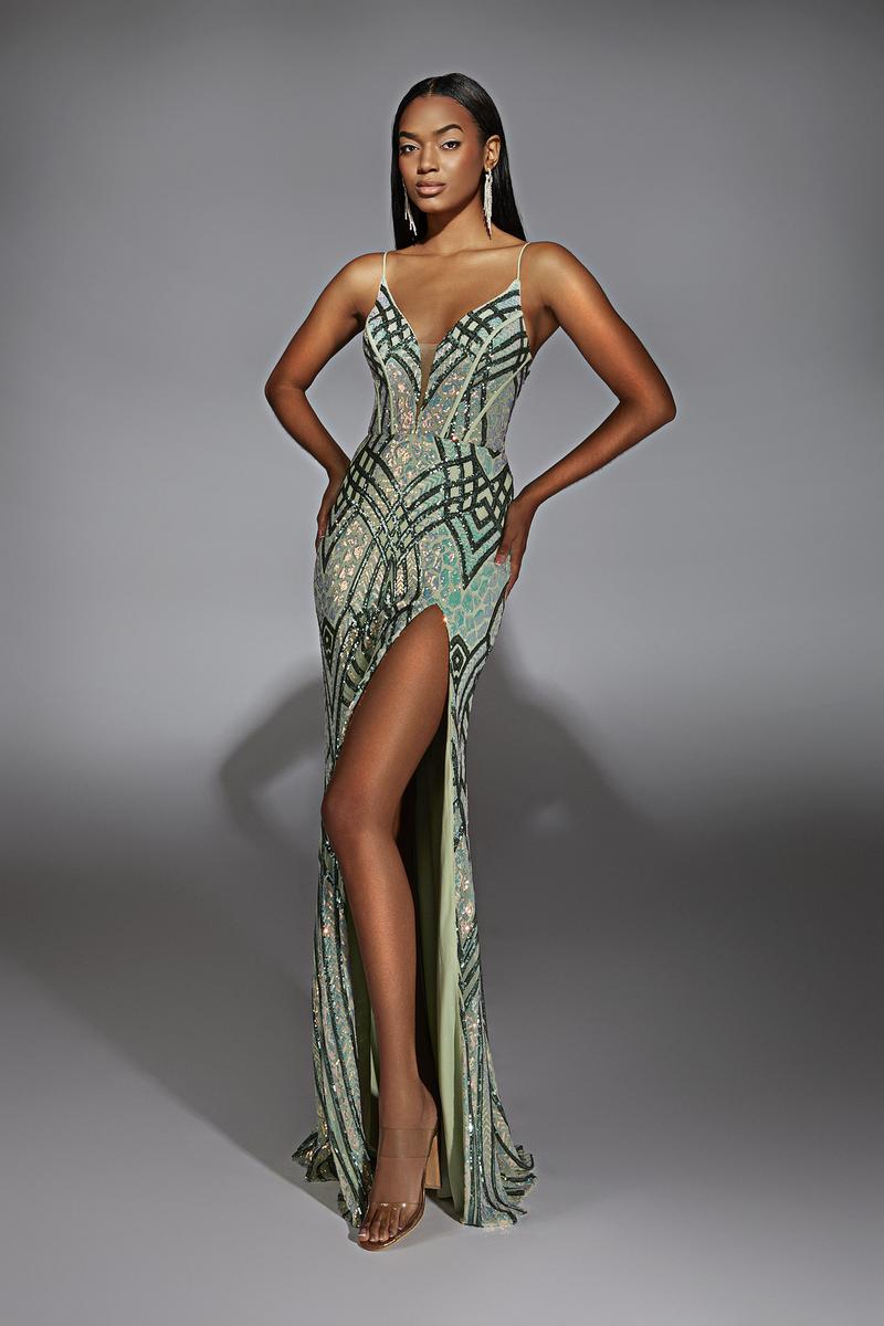 Alyce Prom Dress 61919 - Pistachio