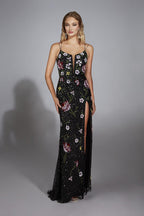 Alyce Prom Dress 61945 - Black/Multi