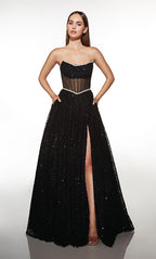 Alyce Prom Dress 61982 - Black
