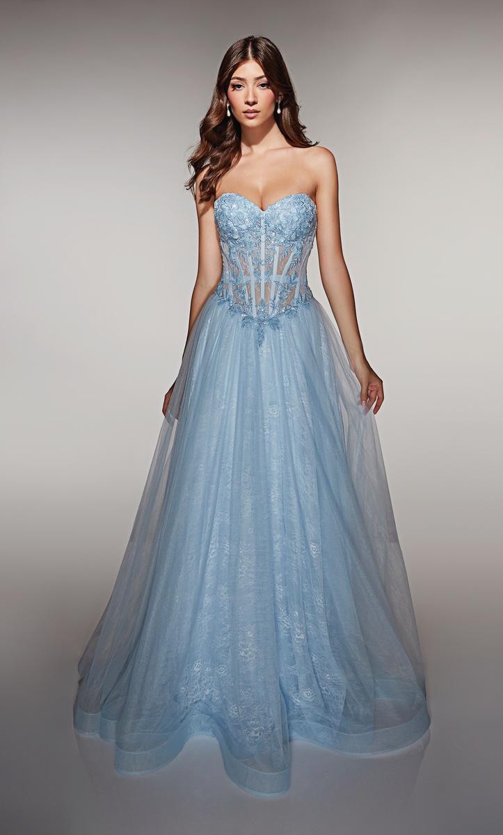 Alyce Prom Dress 61984 - Glacier Blue