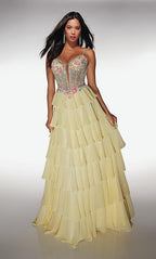 Alyce Prom Dress 61993 - Light Yellow