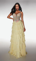 Alyce Prom Dress 61993 - Light Yellow