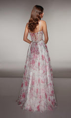 Alyce Prom Dress 61994 - Pink-White