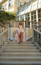 Alyce Prom Dress 61996 - Pink-White