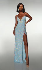 Alyce Prom Dress 61998 - Blue Iris