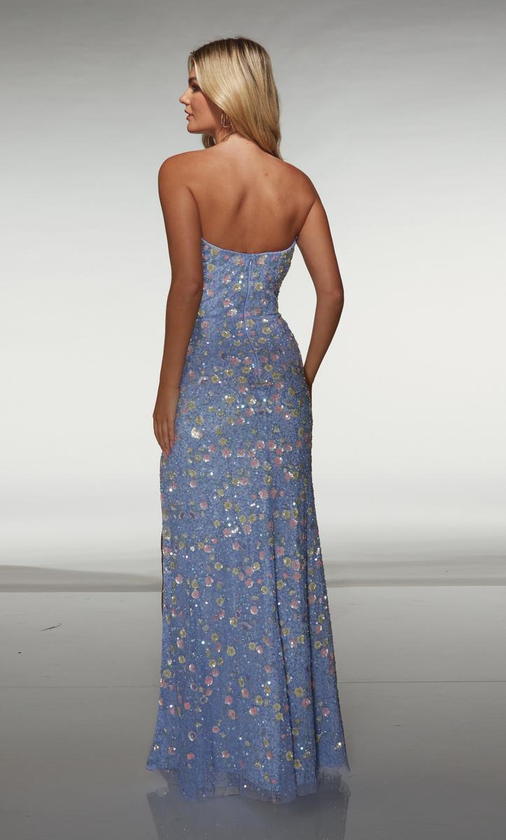 Alyce Prom Dress 61998 - Blue Iris